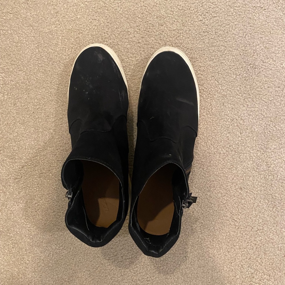 black booties ! so cute